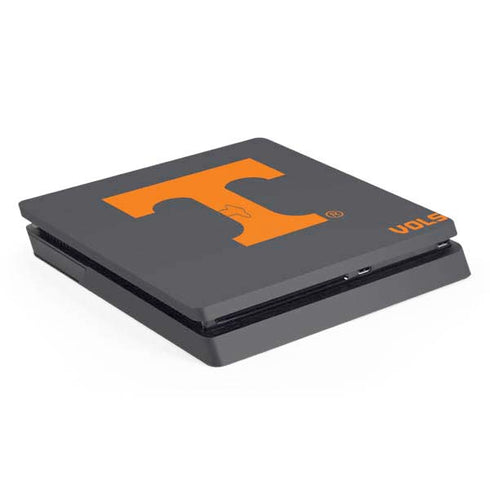 University of Tennessee-Knoxville T Logo Vols on Gray PlayStation PS4 Skins
